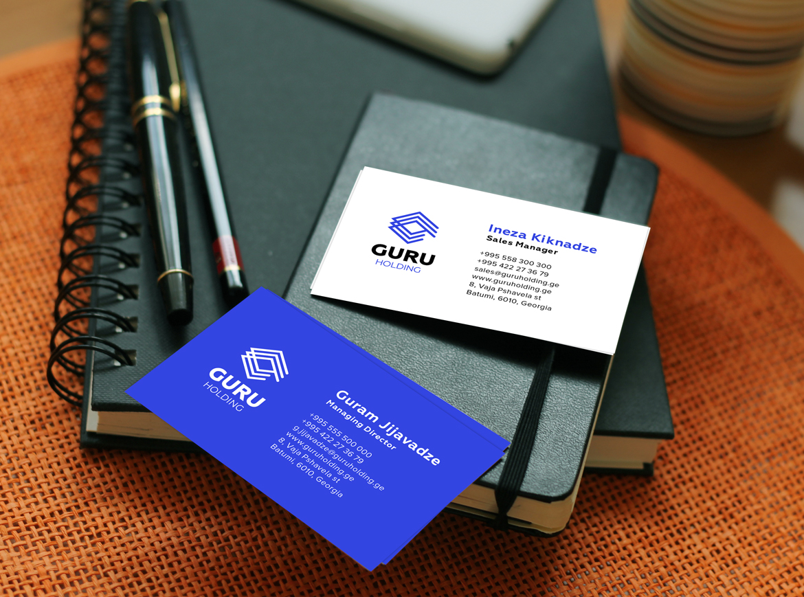 GURU Holding business cards